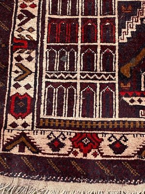 Vintage Baluch Hand-Knotted Afghan Rug-YMM-1161706