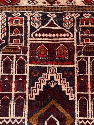 Vintage Baluch Hand-Knotted Afghan Rug-YMM-1161706