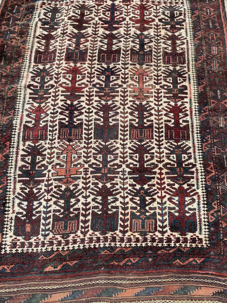 Vintage Baluch Rug, 1940s