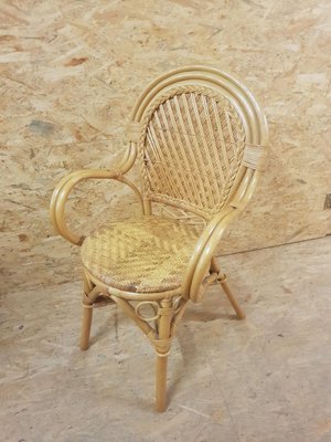 Vintage Bamboo Armchair-QDP-679096