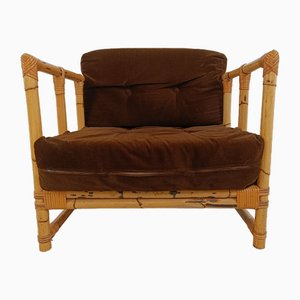 Vintage Bamboo Armchair, 1960s-IRH-1818547