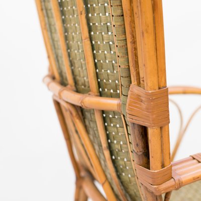 Vintage Bamboo Armchairs, 1970s, Set of 2-NZV-1723910