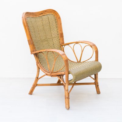 Vintage Bamboo Armchairs, 1970s, Set of 2-NZV-1723910