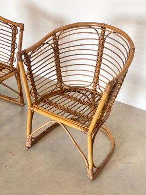 Vintage Bamboo Chairs, 1970s, Set of 2-NPC-1936323