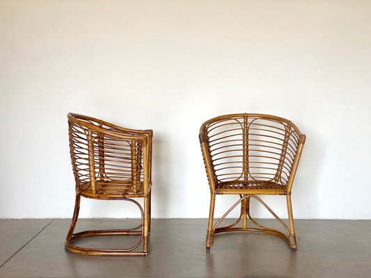 Vintage Bamboo Chairs, 1970s, Set of 2-NPC-1936323