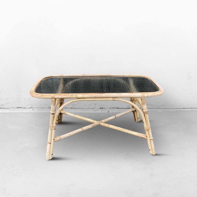 Vintage Bamboo Coffee Table-XCC-1272742