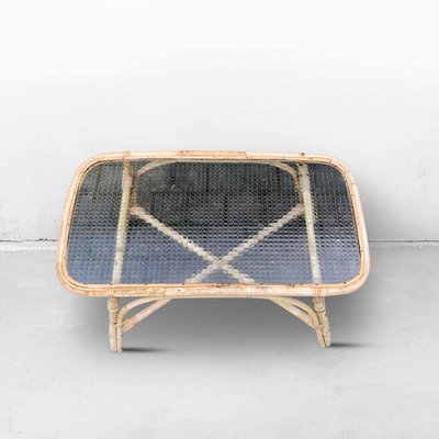 Vintage Bamboo Coffee Table-XCC-1272742