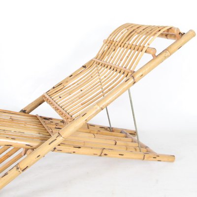 Vintage Bamboo Loungers, 1970s, Set of 2-DSC-1766233