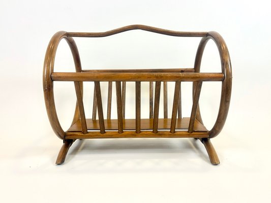 Vintage Bamboo Magazine Rack, 1960s-ZCY-2041393