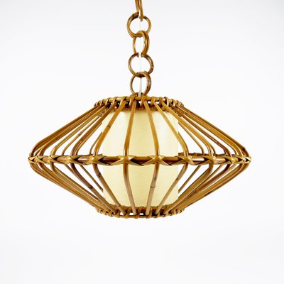 Vintage Bamboo Pendant, 1970s-BH-2019943