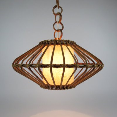 Vintage Bamboo Pendant, 1970s-BH-2019943