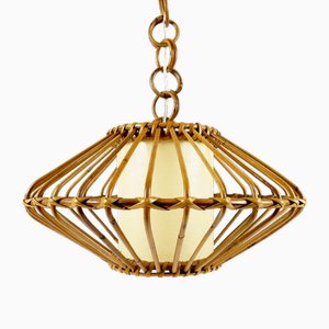 Vintage Bamboo Pendant, 1970s-BH-2019943