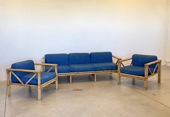 Vintage Bamboo Sofa, 1970s-NPC-1821204