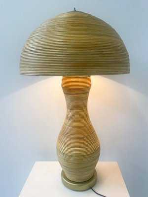 Vintage Bamboo Table Lamp-FGA-1722083