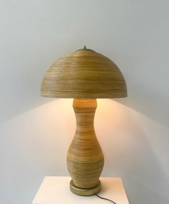 Vintage Bamboo Table Lamp-FGA-1722083