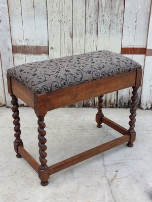 Vintage Barley Twist Stool from Befos-RVG-2041439