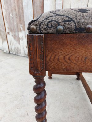 Vintage Barley Twist Stool from Befos-RVG-2041439