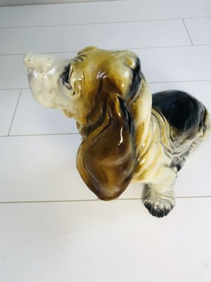 Vintage Basset Hound Sculpture from King, 1960s-WQJ-732942