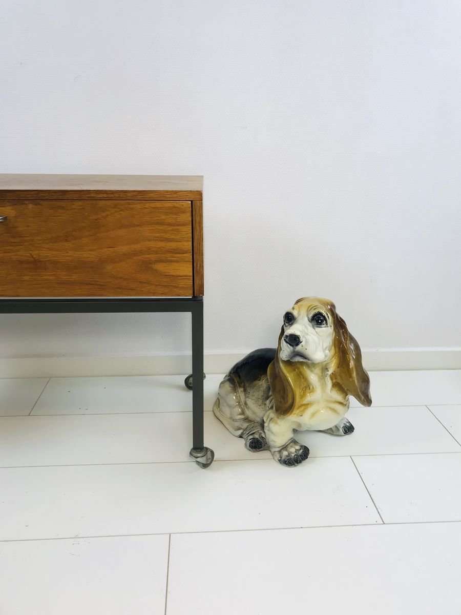 Vintage Basset Hound Sculpture from King, 1960s