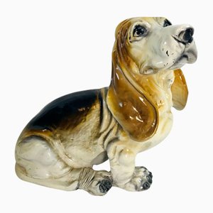 Vintage Basset Hound Sculpture from King, 1960s-WQJ-732942