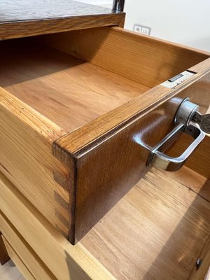 Vintage Bauhaus Oak Veneer Desk from Mücke & Melder, 1940s-NNB-1297631