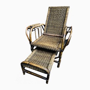 Vintage Bauhaus Rattan Chair by Erich Dieckmann, 1920s-RZY-686584