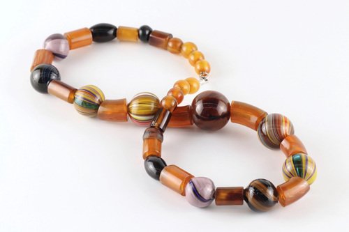 Vintage Beads Design 60s. Western Europe