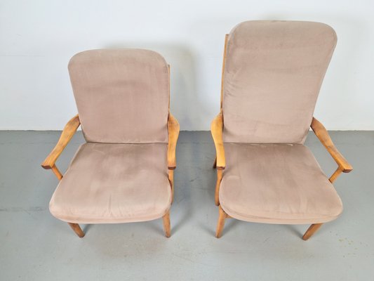 Vintage Beech Armchairs by Farstrup Møbler Casa, 1970s, Set of 2-AXJ-2022563