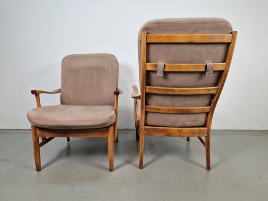 Vintage Beech Armchairs by Farstrup Møbler Casa, 1970s, Set of 2-AXJ-2022563