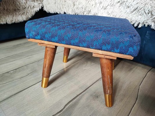 Vintage Beech Stool, 1970s-CAQ-1787710