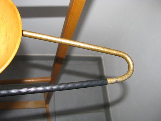 Vintage Beech Valet & Coat Hanger from Union, 1950s, Set of 2-SZW-849773