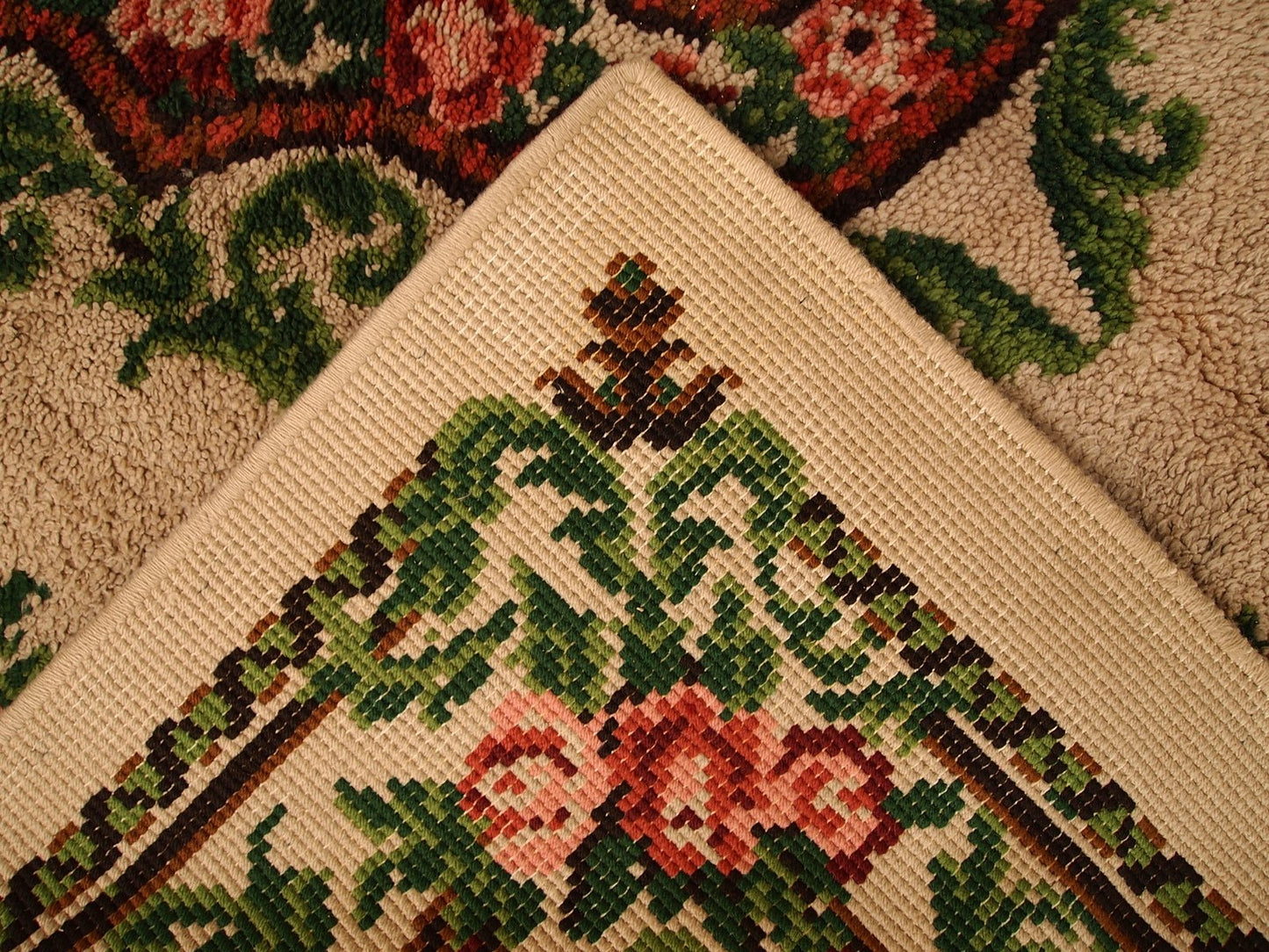 Vintage Belgian Savonnerie Rug, 1960s