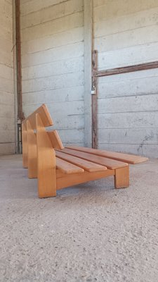 Vintage Bench in Beech, 1960s-GO-1793701