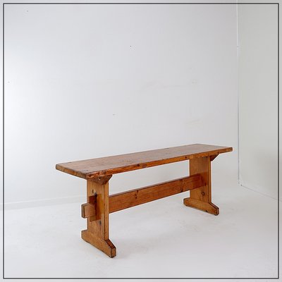 Vintage Bench in Pine, 1960s-NYF-2019043