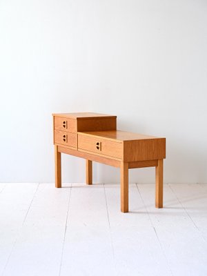 Vintage Bench with Drawers, 1960s-QWP-2034955