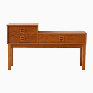 Vintage Bench with Drawers, 1960s-QWP-2034955