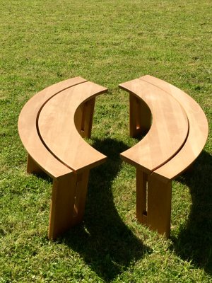 Vintage Benches by Pierre Chapo, 1973, Set of 2-EVQ-2040473