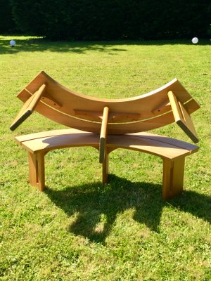 Vintage Benches by Pierre Chapo, 1973, Set of 2-EVQ-2040473