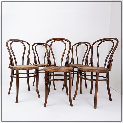 Vintage Bentwood Chairs from the Fischel Company, Set of 5-NYF-2019040