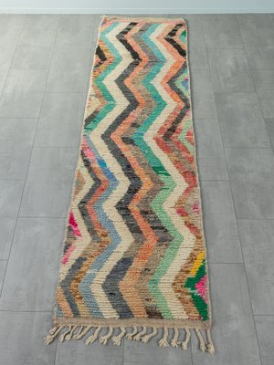 Vintage Berber Runner Rug-GPP-1394606