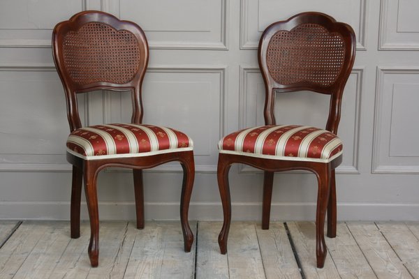 Vintage Biedermeier Style Dining Chairs, Set of 2-TAT-591713