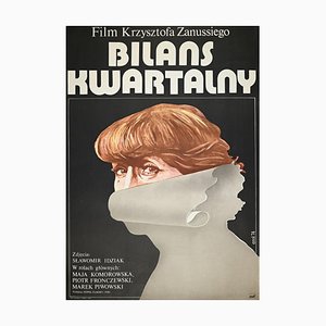 Vintage Bilans Kwartalny Film Poster by Jakub Erol, 1974-ZCI-1379026