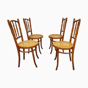 Vintage Bistro Chairs, 1950s, Set of 4-IRH-865956