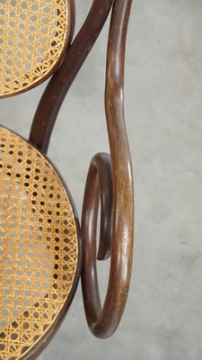 Vintage Bistro Chairs with Armrests from Thonet, Set of 2-HPP-2023275