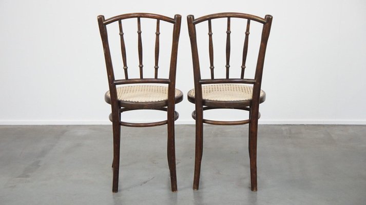 Vintage Bistro Design Chairs from Thonet, Set of 2-HPP-2034382