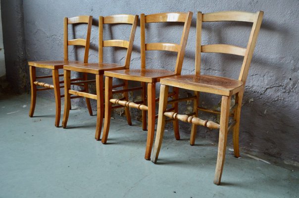 Vintage Bistrot Chairs, Set of 4-AIU-1066697