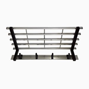 Vintage Black Aluminium Rack, 1970s-HOI-875459