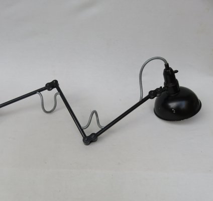 Vintage Black Aluminum Sconce from F.W. Schmid München-EY-748904