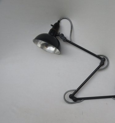 Vintage Black Aluminum Sconce from F.W. Schmid München-EY-748904