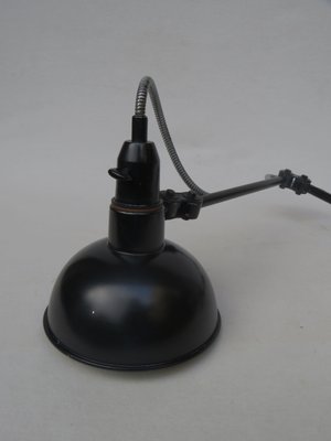 Vintage Black Aluminum Sconce from F.W. Schmid München-EY-748904